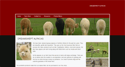 Desktop Screenshot of dreamsweptalpacas.alpacanation.com