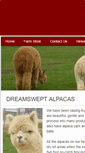 Mobile Screenshot of dreamsweptalpacas.alpacanation.com